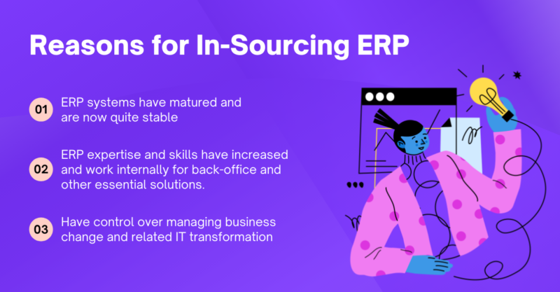 Reasons for In-Sourcing ERP