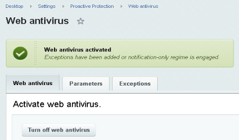 Web antivirus